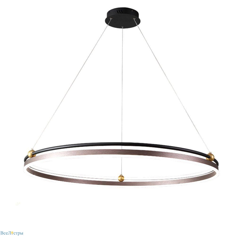 подвесной светодиодный светильник crystal lux fernando sp88w led coffee/black