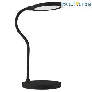 Настольная лампа (UL-00003339) Uniel TLD-553 Black/LED/400Lm/4500K/Dimmer/USB