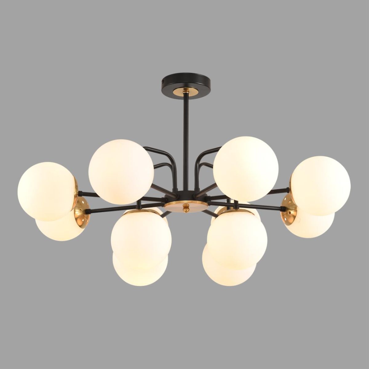 люстра на штанге lumion moderni elrona 8375/12c