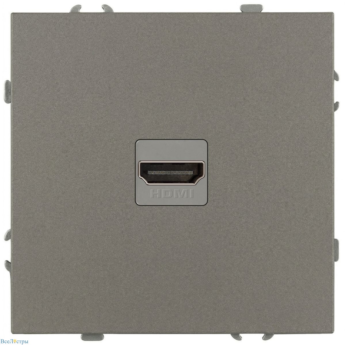 розетка эра galaxy 15-3114-07 hdmi ip20 титан б0070800