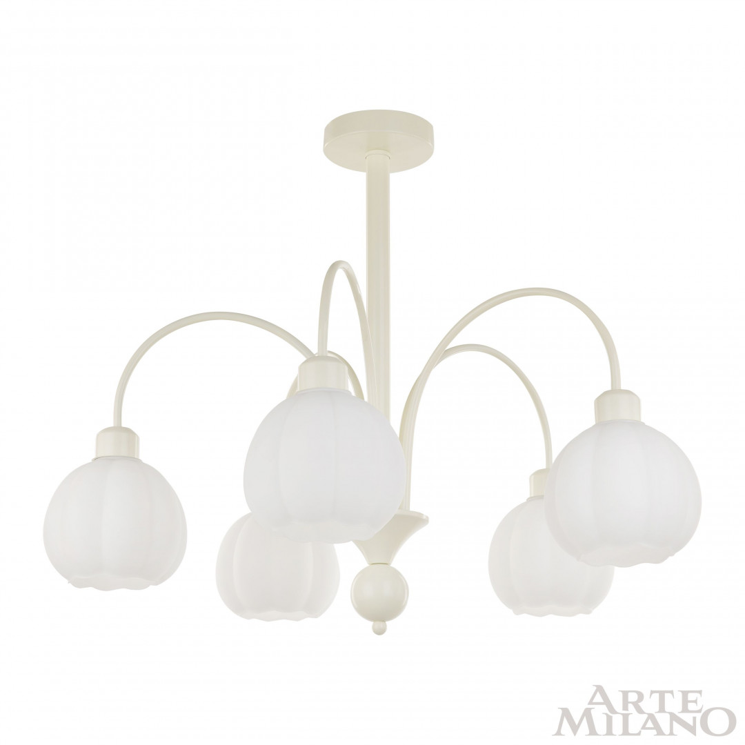 люстра на штанге arte milano napoli 315066/d680/5 iv