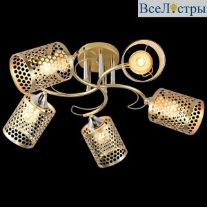 Люстра на штанге Reluce 01322-0.3-05 MATT GOLD+CR
