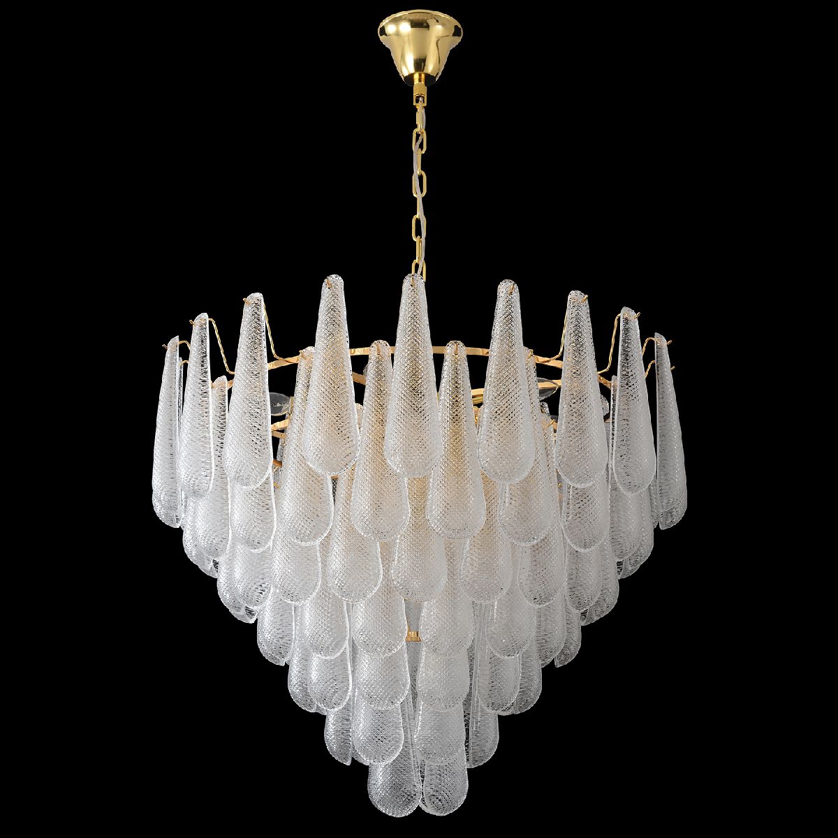подвесная люстра crystal lux fontain sp18 gold