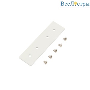 Коннектор прямой накладной для магнитного шинопровода Myfar Accessories for MagLine 23 MT0201-SC-W