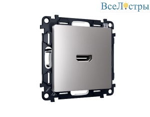 Комплект механизма розетки HDMI 2.0 40V/500mA 2.0GHz 5-18Gbit/s Ambrella Volt Alfa MA514010