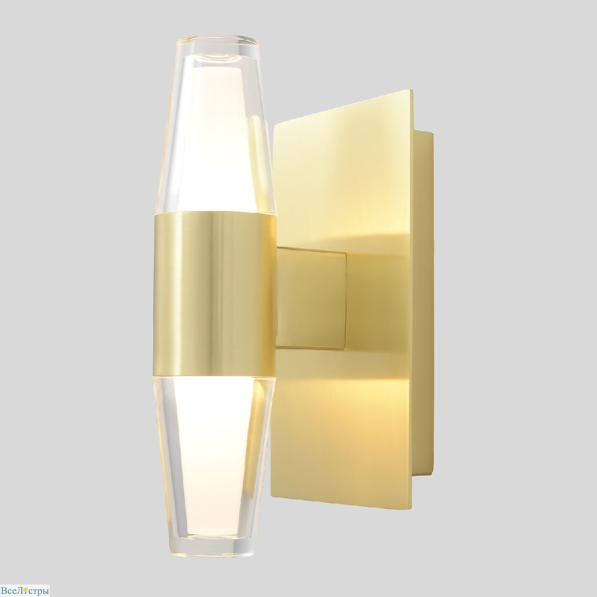бра crystal lux dorotea ap1 gold