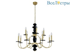 Подвесная люстра Newport Vanessa 3878+4/С brass М0070883