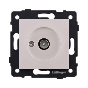 Розетка TV (папа), кашемир матовый Kollinger REA-007CM для Aspekt, Eleganz, Reflex