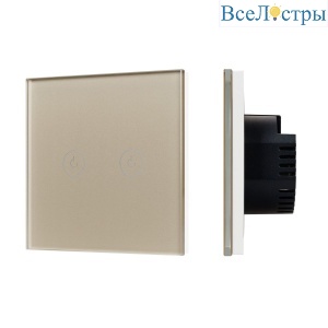Выключатель сенсорный Arlight SWT-OMALI-S02-ZB-GD (250V, 10A, Zigbee) 050038
