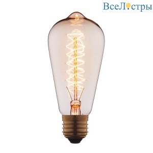 Лампа накаливания E27 60W прозрачная 6460-CT