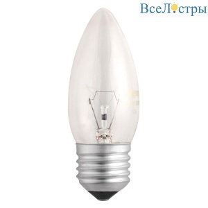 Лампа накаливания Jazzway E27 60W 2700K прозрачная 3320331