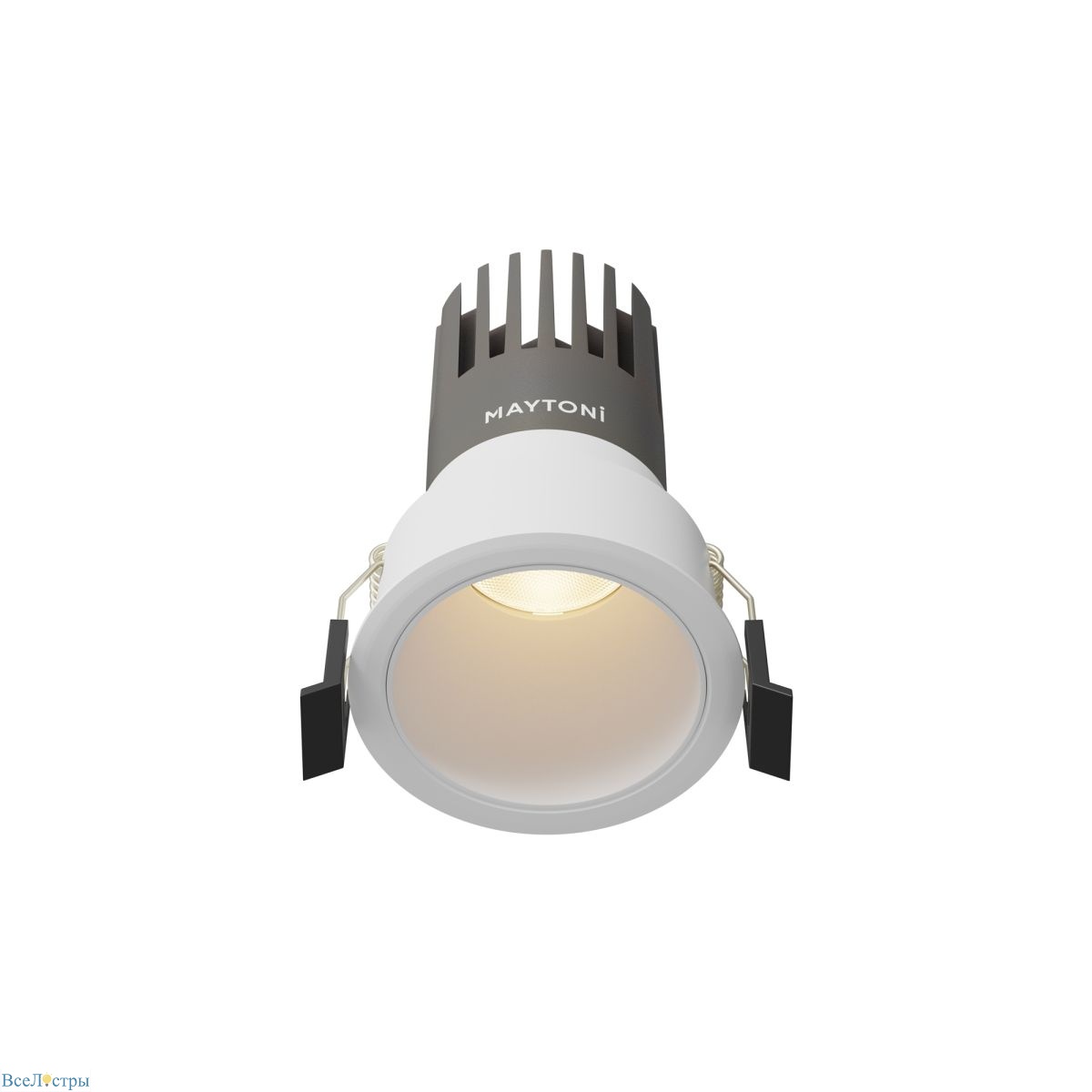встраиваемый светильник maytoni technical dip dl116-10w-3k-w