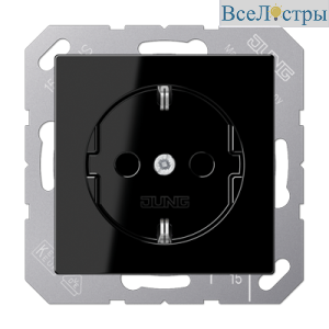 Розетка 2K+З Jung A1520BFSW