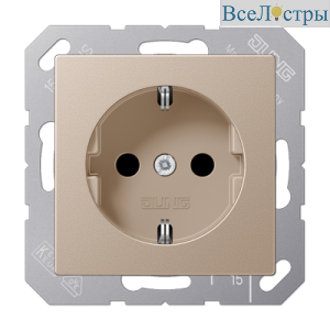 Розетка 2K+З Jung A1520CH
