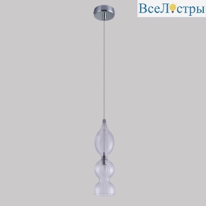Подвесной светильник Crystal Lux Iris SP1 B Transparent