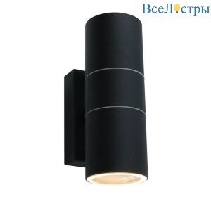 Уличный настенный светильник Arte Lamp Sonaglio A3302AL-2BK