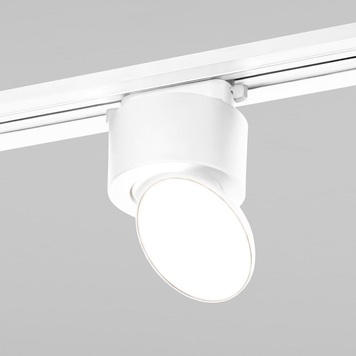 трековый светодиодный светильник elektrostandard smooth 85515/01 белый матовый a062875
