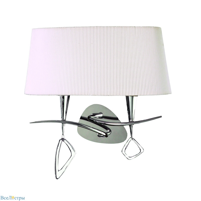 бра mantra mara chrome - white 1648