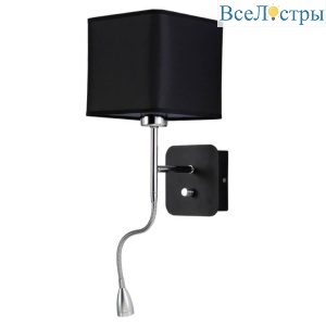 Бра Crystal Lux Paco AP2 Chrome/Black
