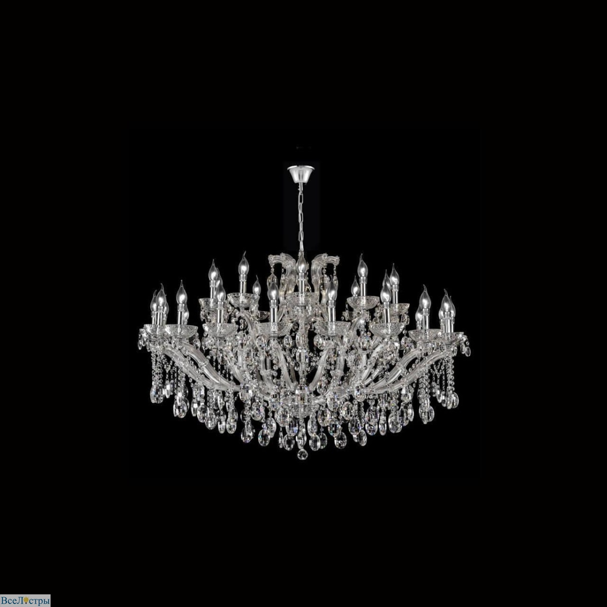 подвесная люстра crystal lux hollywood sp20+10 chrome
