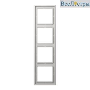 Рамка четырехместная Jung LS984LG
