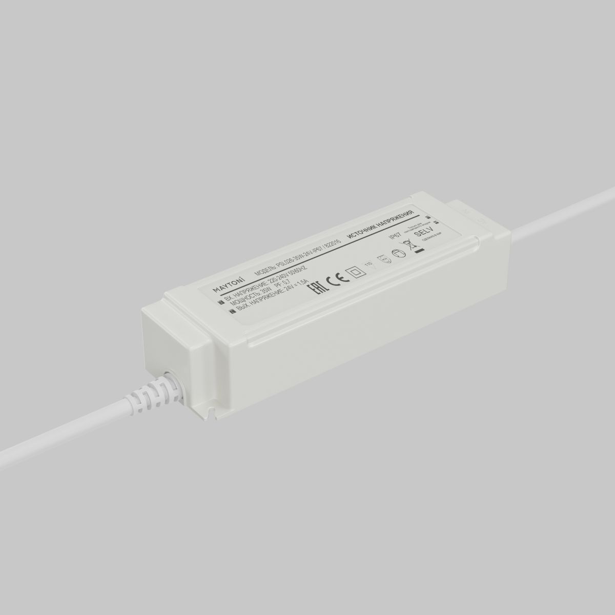 источник напряжения maytoni led strip psl026 24в 35вт ip67 822016