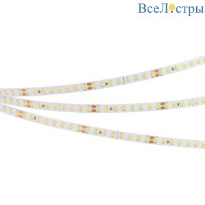 Светодиодная лента Arlight RT-A128-8mm 24V Warm3500 (10 W/m, IP20, 5m) 038757(1)
