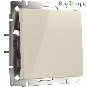 Выключатель Werkel одноклавишный слоновая кость W1112003 4690389155567