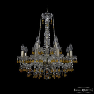Подвесная люстра Bohemia Ivele Crystal 1410/8+4/195/h-63 Pa V1003