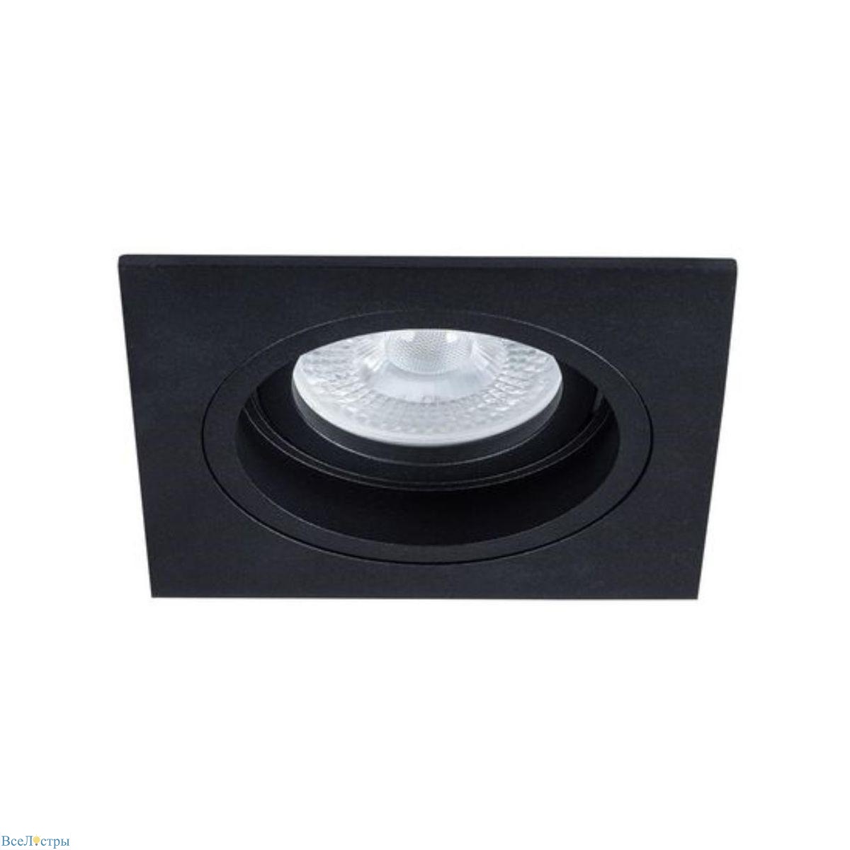 встраиваемый светильник arte lamp tarf a2178pl-1bk
