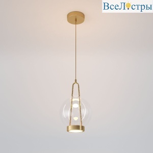 Подвесной светильник Eurosvet Frasco 50267/1 LED латунь a069344