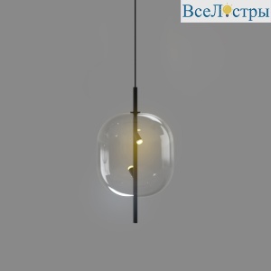 Подвесной светильник Delight Collection 10018P/1 black/clear
