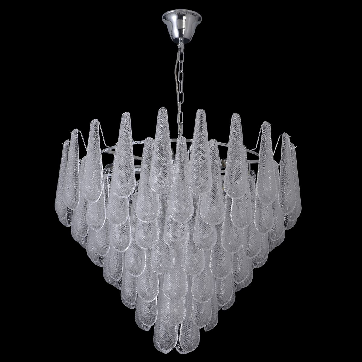 подвесная люстра crystal lux fontain sp18 chrome