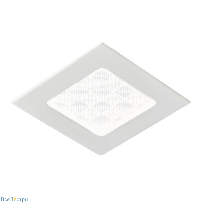 встраиваемый светодиодный светильник ambrella light led downlight s502 w
