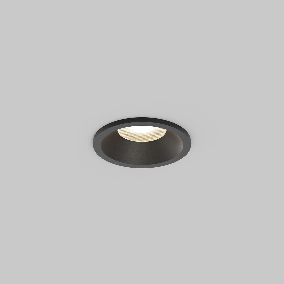 встраиваемый светодиодный светильник maytoni technical mini dl059-7w3k-b