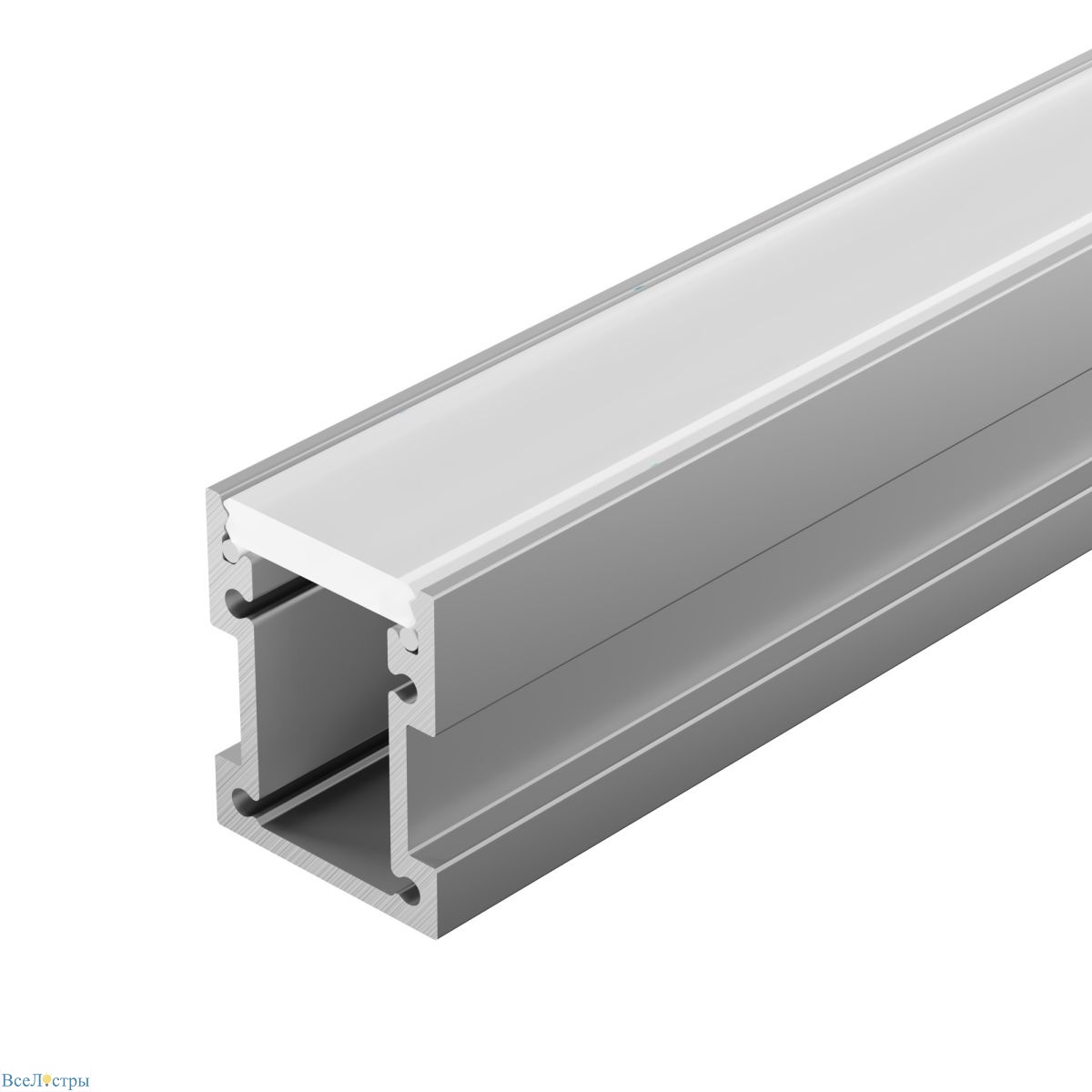 профиль arlight floor22-h27-2000 anod (алюминий) 060246