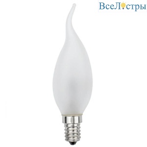 Лампа галогенная (01082) Uniel E14 42W матовая HCL-42/FR/E14 flame