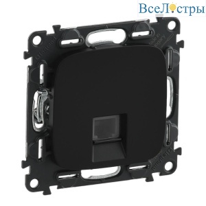 Информационная розетка RJ45 Legrand Valena Allure антрацит 753948