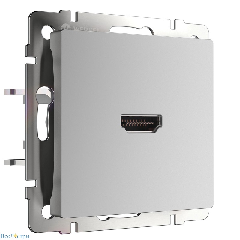 розетка hdmi werkel серебряный wl06-60-11 4690389110993 a039268