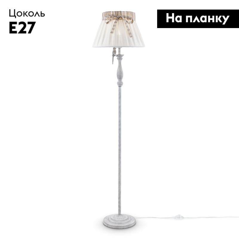торшер maytoni bird arm013-22-w