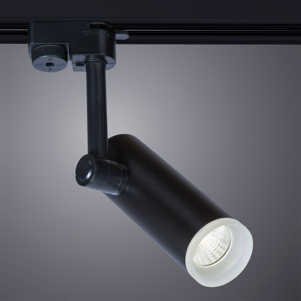 трековый светодиодный светильник arte lamp hubble a6813pl-1bk