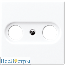 накладка tv-fm розетки jung a561pltvww