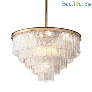 Подвесная люстра DeLight Collection Glace KG0998P-10R brass