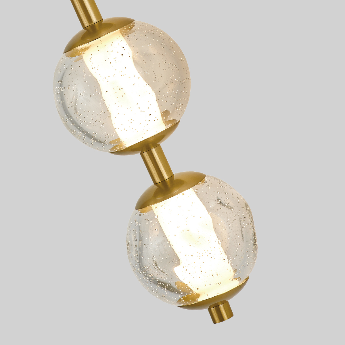бра delight collection ob2437 brass/clear