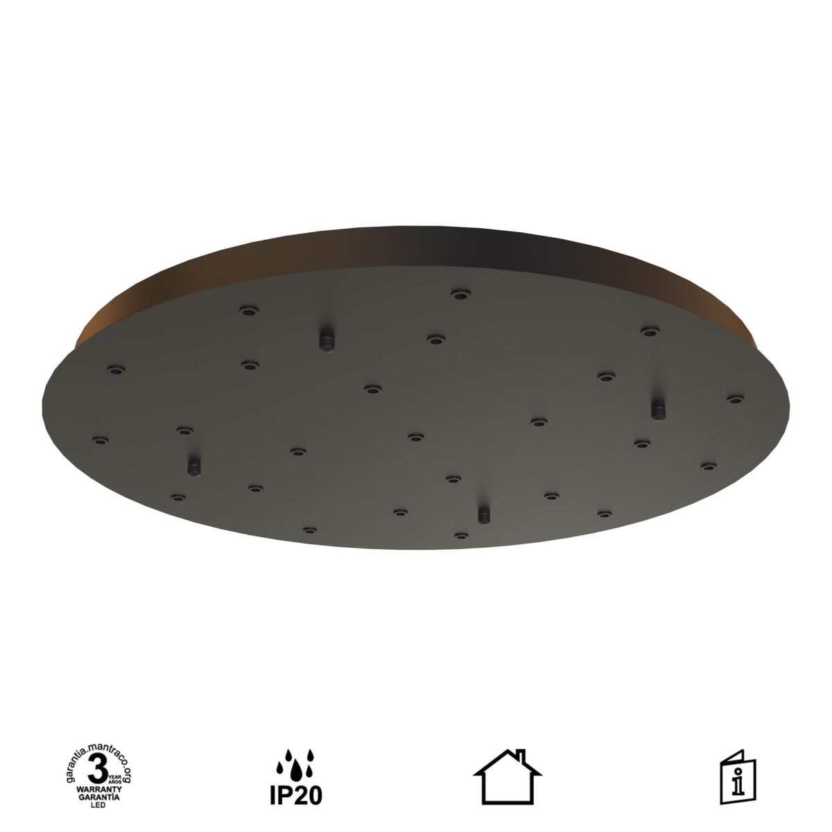 основание потолочное 24l mantra modular light florones 9377