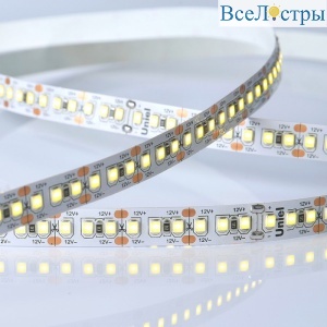 Светодиодная лента Uniel ULS-M16-2835-180LED/m-10mm-IP20-DC12V-17W/m-5M-4000K PROFI катушка в герметичной упаковке