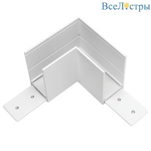 Соединитель PRO L-образный горизонтальный Teta Lightstar 505126-ALU