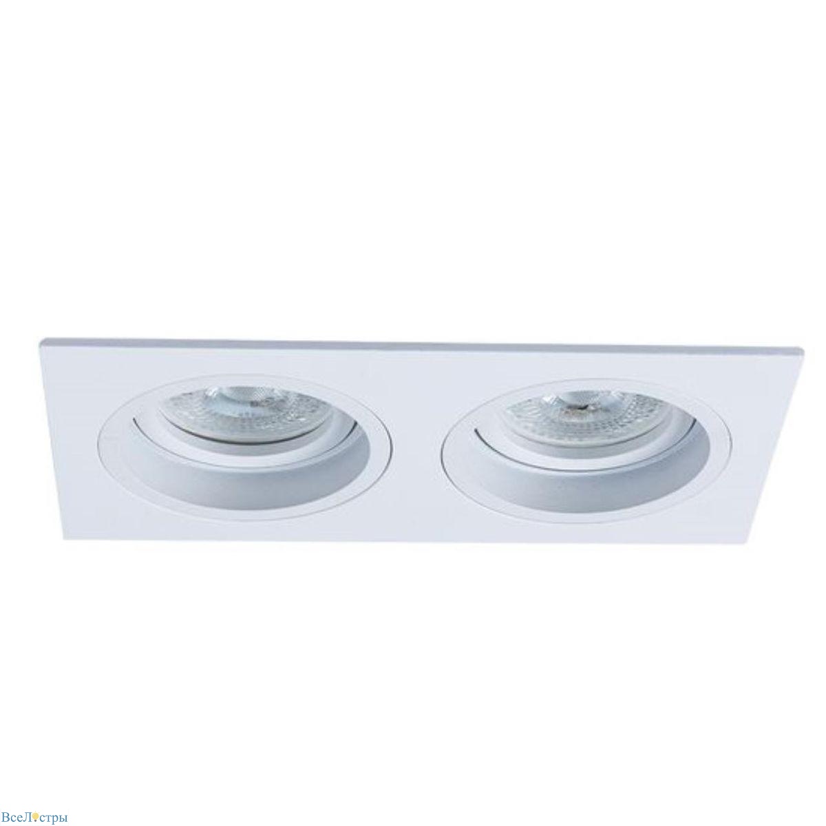 встраиваемый светильник arte lamp tarf a2178pl-2wh