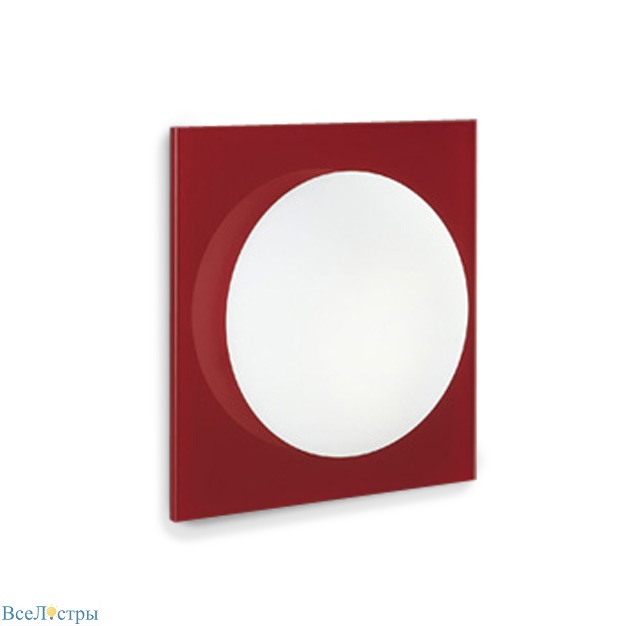 настенно-потолочный светильник leucos gio 40 p-pl red 0002422