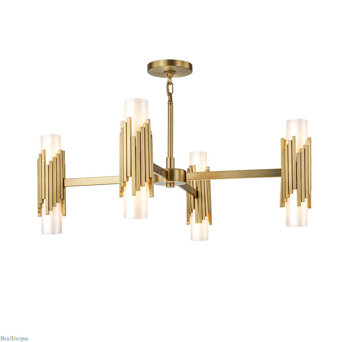 подвесная люстра elstead lighting marvele8-ab-opal
